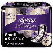 Discreet Boutique Incontinence Small 16 pièces