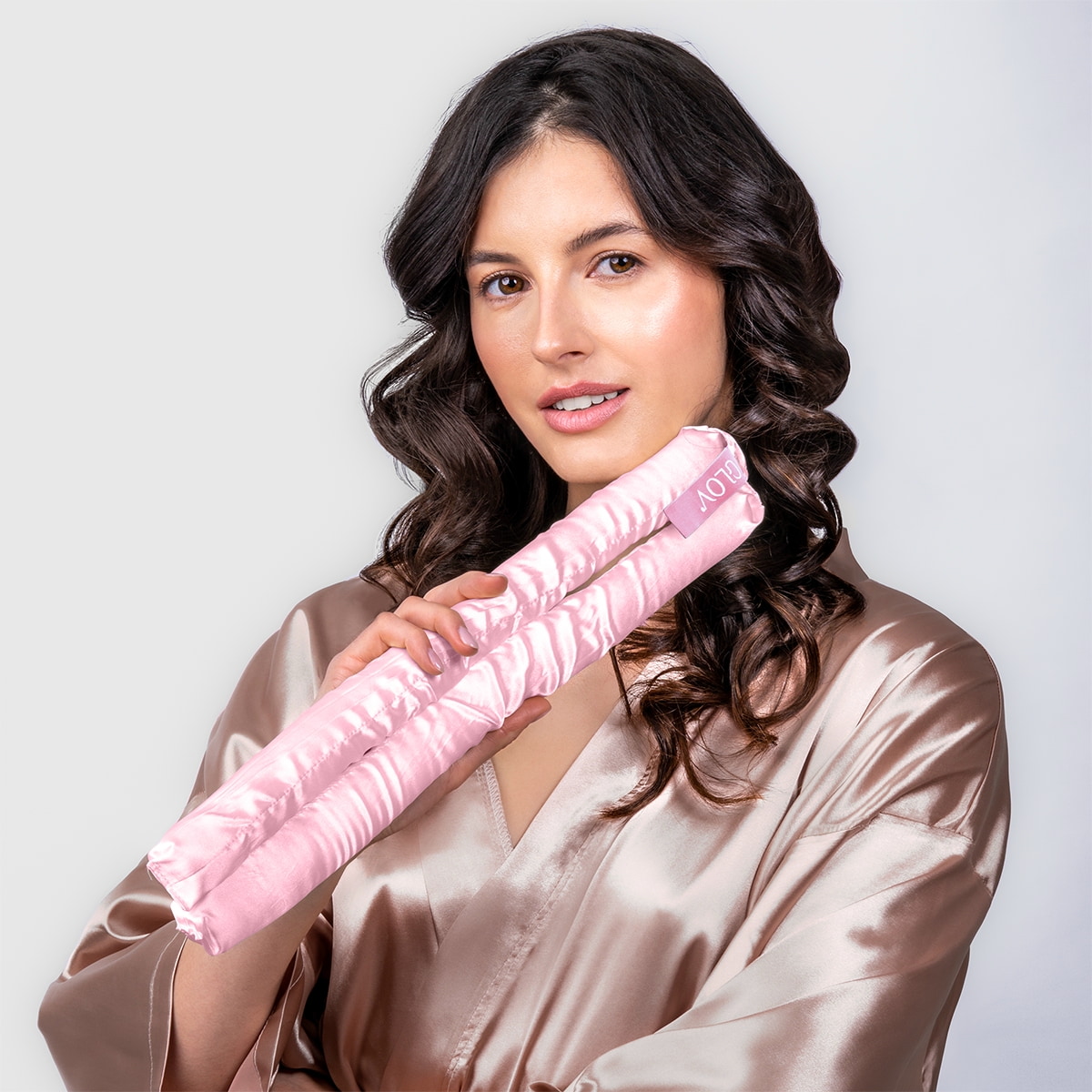 Satin Heatless Hair Curling Tool Set • Glov • CoolCurl •