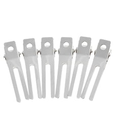 Clip Coiffeur petit, métal, 4,6 cm, 6 pcs.