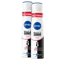 Black & White Invisible Clear Deo Spray Female XXL Duo