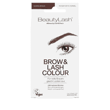 Kit de teinture pour les sourcils et les cils, brun foncé