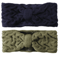 Fascia Capelli Morbida - oliva & navy