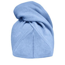 Ultra-Absorbent Hair Towel Wrap - Blue