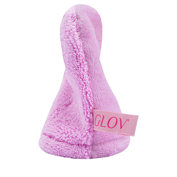 Dual Fiber Make-up Removing & Skincare Mitt - Pink
