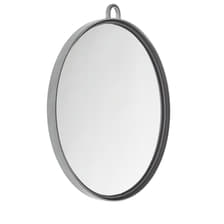 Miroir à main avec support en argent