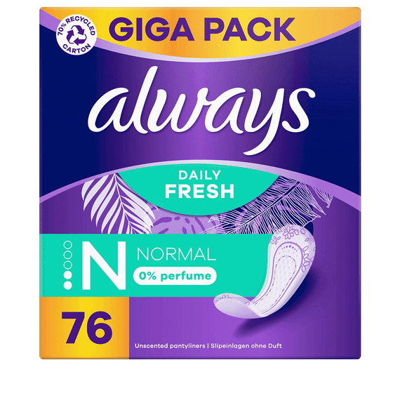 Salvaslip Normal Non Profumati Giga Pack - 76 Pz.