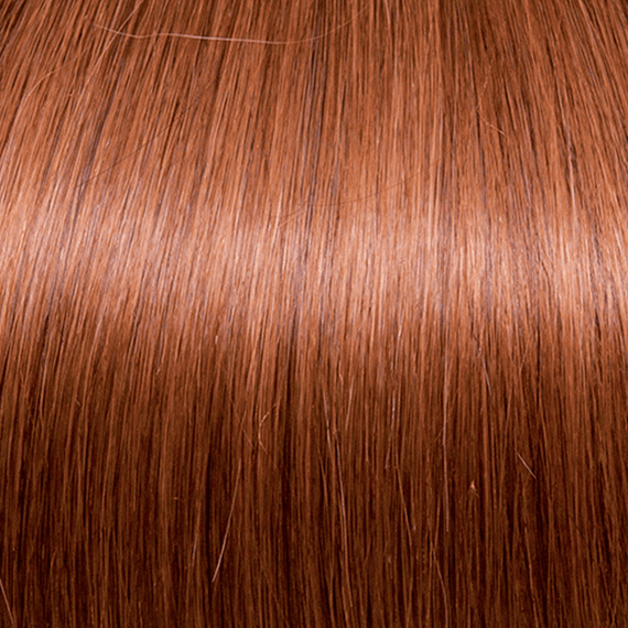 Keratin Hair Extensions 60/65 cm - 130, light blond copper red blonds