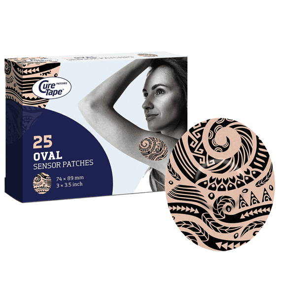 Sensor Patches Art • CureTape • skin-friendly CGM patches • haar-shop.ch