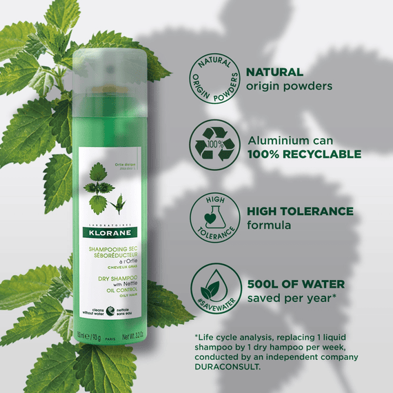 Dry shampoo nettle