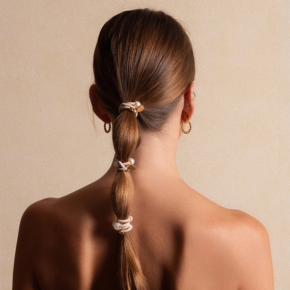 Gold hair hot sale ties