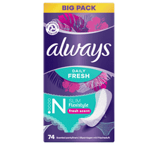 Slipeinlagen Flexistyle Slim Fresh Scent Big Pack - 74 Stk.