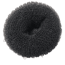 Bun roll small 6 cm dia, black