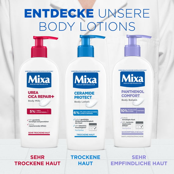 panthenol mixa bodylotion ohne parfÃ¼m