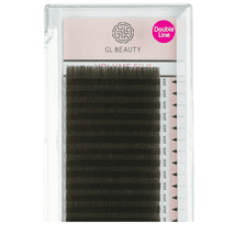 Double Line CC-Curl 0.07, 8mm light brown