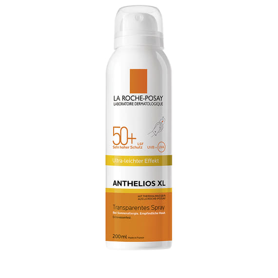 Transparentes Körperspray SPF50+