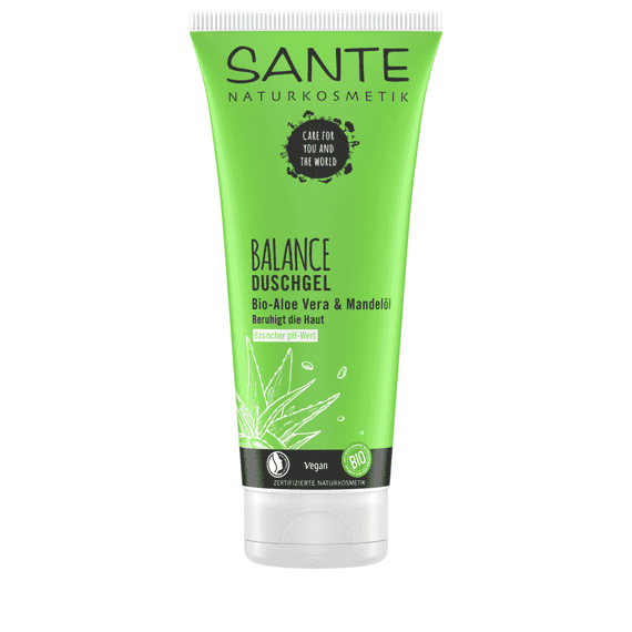Balance Shower Gel Organic Aloe Vera & Almond Oil
