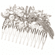 Hair Comb With Pearls & Strass