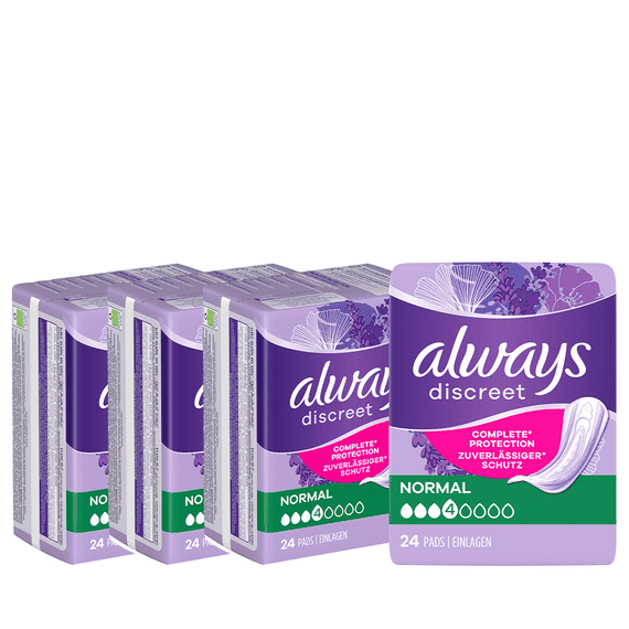 Assorbenti Igienici Incontinenza Normal Confezione Mensile - 96 Pz.