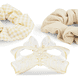 Transparente Klemme und 2 Scrunchies