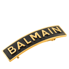 Gold Plated Barrette Medium Logo