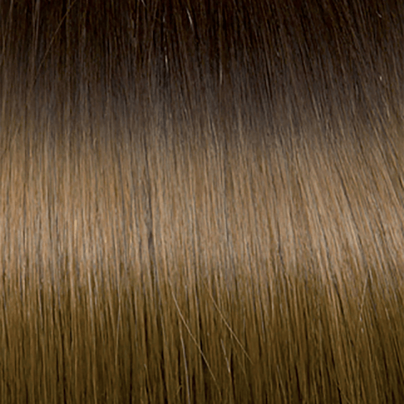 Keratin Bondings 40/45 cm - 4/14, brown/light golden blond copper