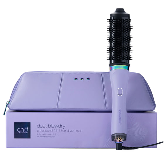 Duet blowdry Hair Dryer Brush galactic lilac