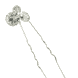 Hairpins With Rhinestones, Set Of 5