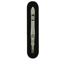 Professionelle Pinzette gerade mit goldener Spitze