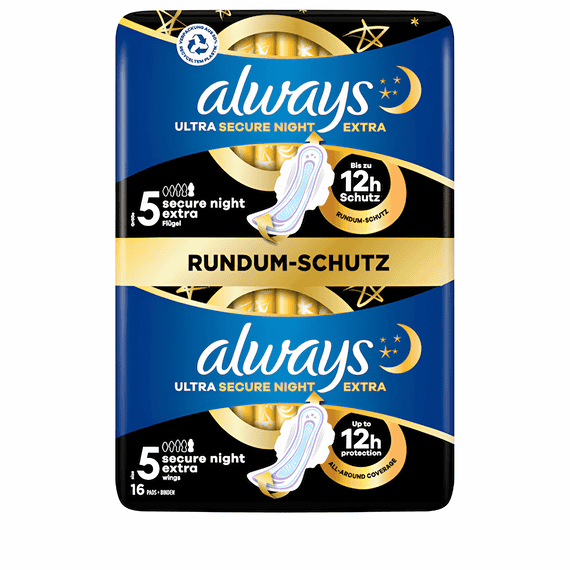 Secure Night Extra Binden mit Flügeln Big Pack - 16 Stk.