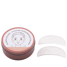 Rosegold Glitter Reuseable Eye Pads + Tin Case