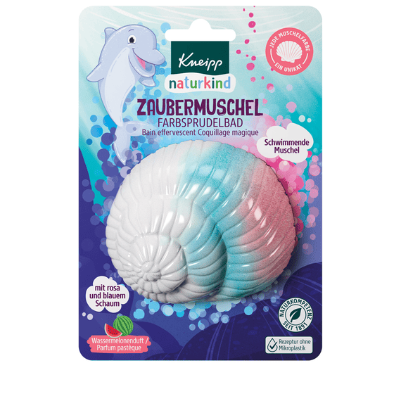 Coloured Fizzy Bath Magic Seashell