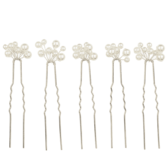 Hair pins with small beads