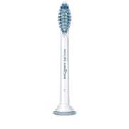 S Sensitive standard brush heads for sonic toothbrush 4x HX6054/07