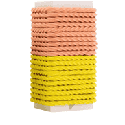 Mini Hair Ties (20 pieces - Orange & Yellow - mixed package)