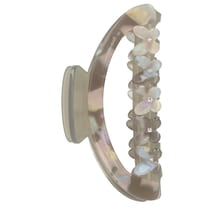 Haarklemme Strass - Grau