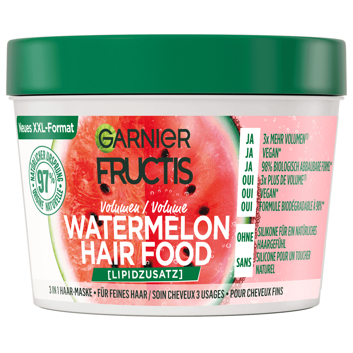 Garnier Hair Food Watermelon Mask •