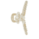 Hair Clip With Small Flowers & Rhinestones