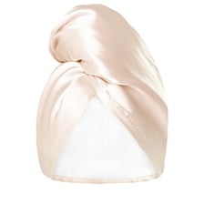Sport & Satin Hair Towel Wrap - Champagne