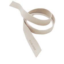 Leather Band Short One Layer Cream