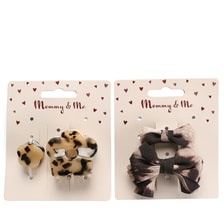 Hair Clip/Pin Set - brown, beige