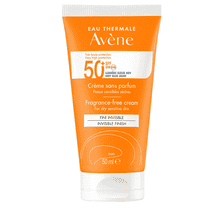 Sun cream without fragrance SPF50+