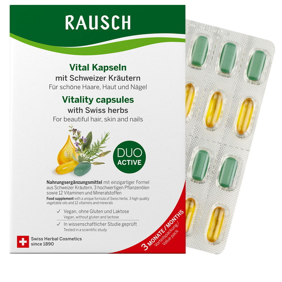 Capsule Vitalità alle Erbe Svizzere - 3 Mesi