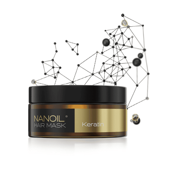 Haarmaske mit Keratin