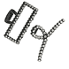 Fashion Hair Clip With Sparkling Stones