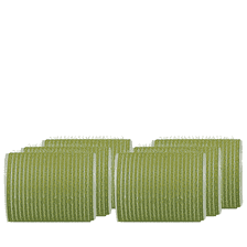Bigoudis adhésifs vert 60 mm (6 pcs.)