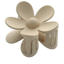Hair Clip Flower Beige