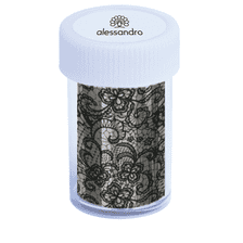 Transfer foil black lace