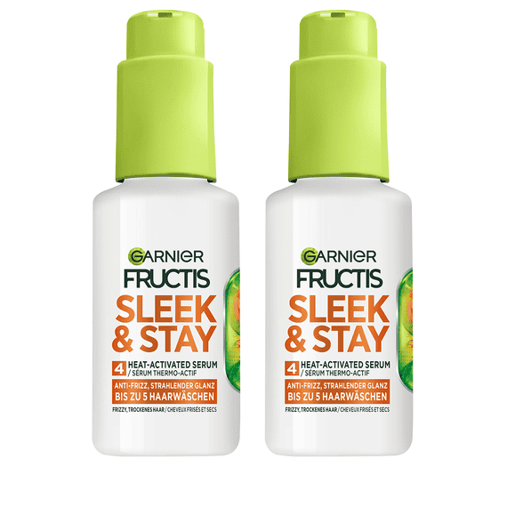 Keratin Sleek Leave-In Serum Duo für glattes Haar