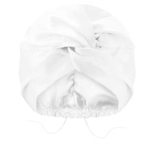 Double Layer Satin Bonnet - Beige