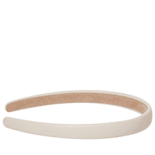 Diadem Narrow Plain Vegan Cream